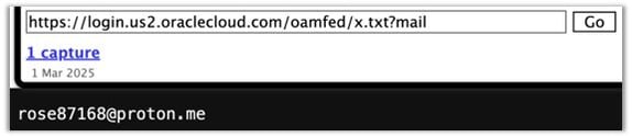 Figure 8 Web Archive from March 1, 2025